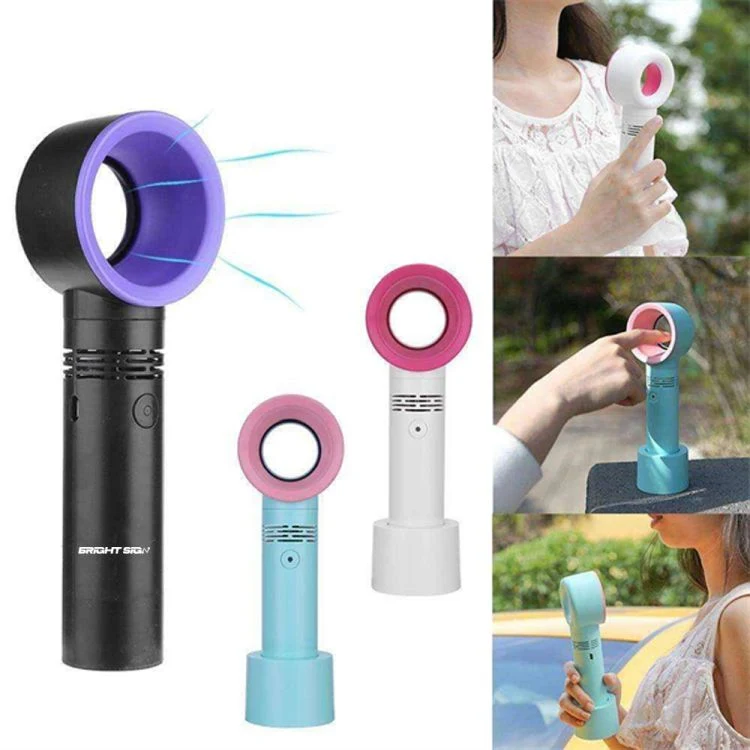 Bladeless Table & Handheld USB Fan 1