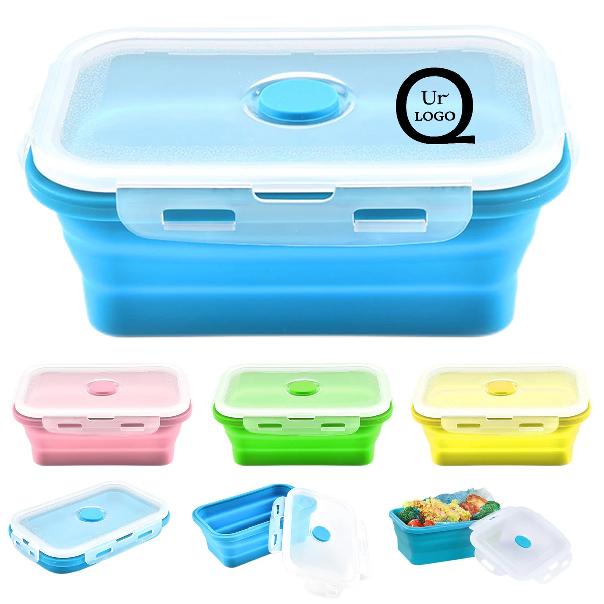 Silicone Folded Bento Box 1