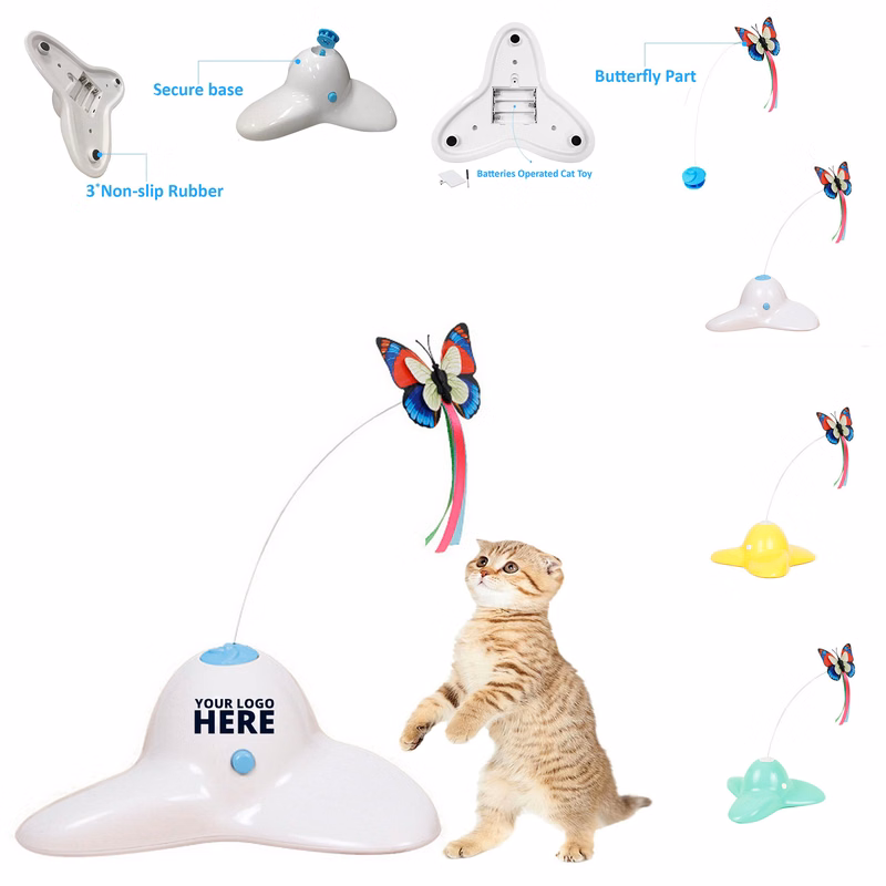 Electric Interactive Butterfly Cat Toy