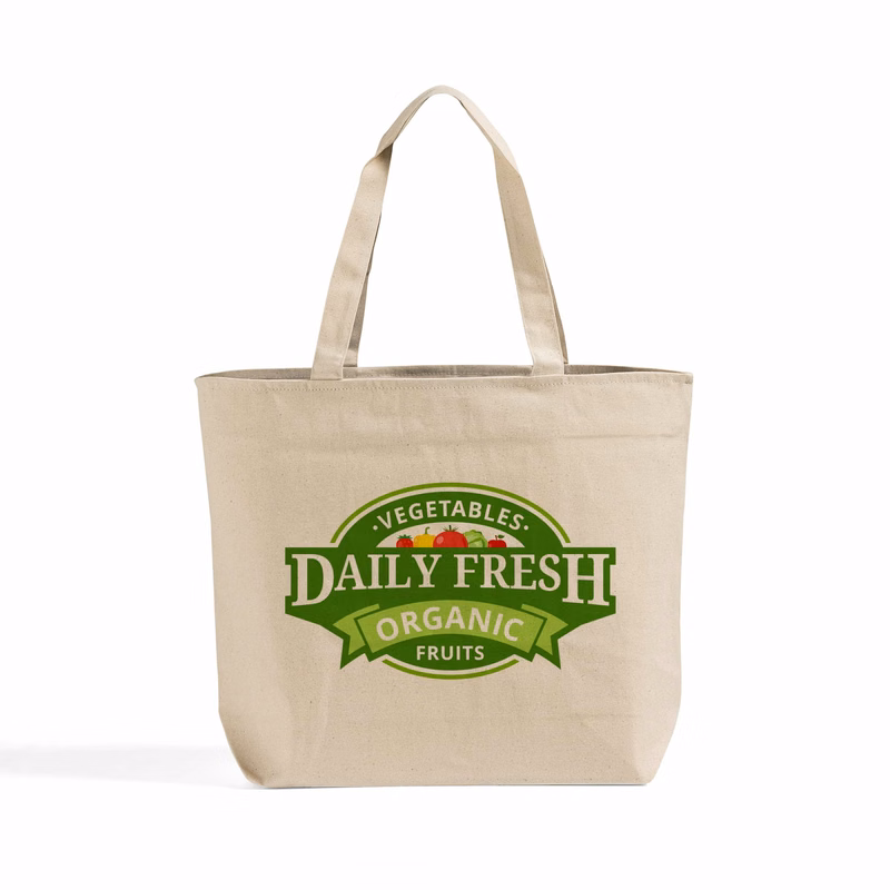 Zip & Go Canvas Tote Bag