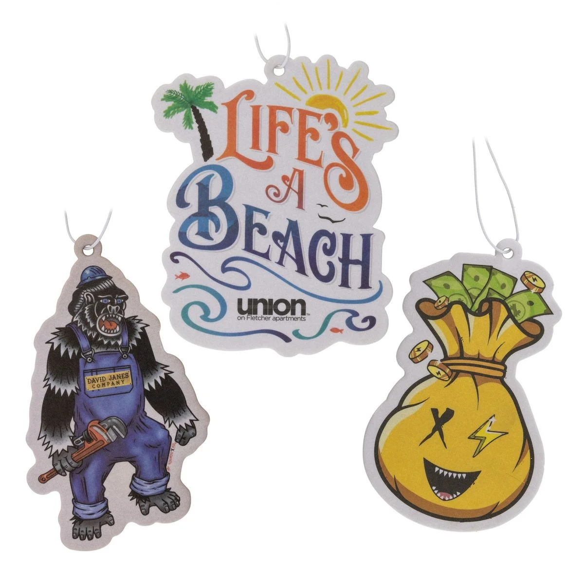 Custom Shape Paper Air Fresheners 1