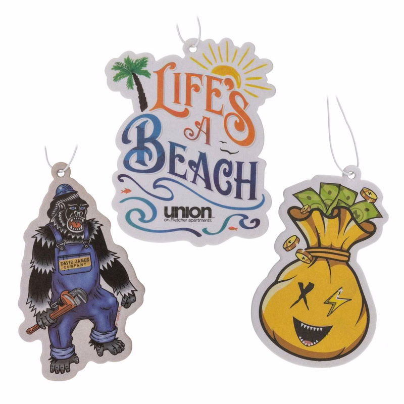 Custom Shape Paper Air Fresheners