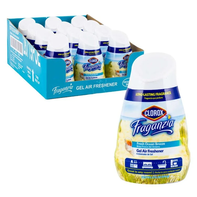 Clorox Fraganzia Gel Air Fresher Ocean Breeze 6oz 1