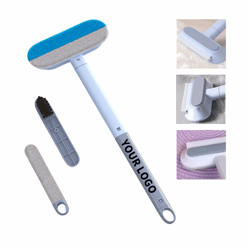 Polypropylene Cat Hair Remover Brush With Ergonomic Handle 17" X 7.1"