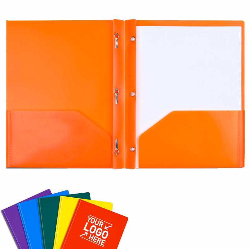 Plastic Pocket Folders with Prongs
