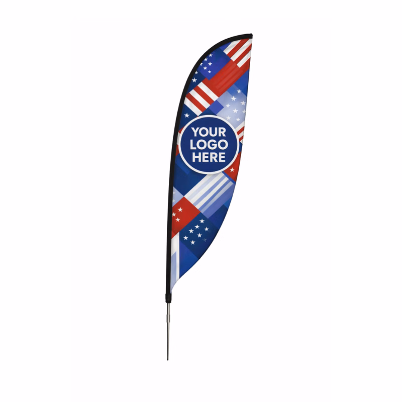 14' Shaped Tear Drop Flag