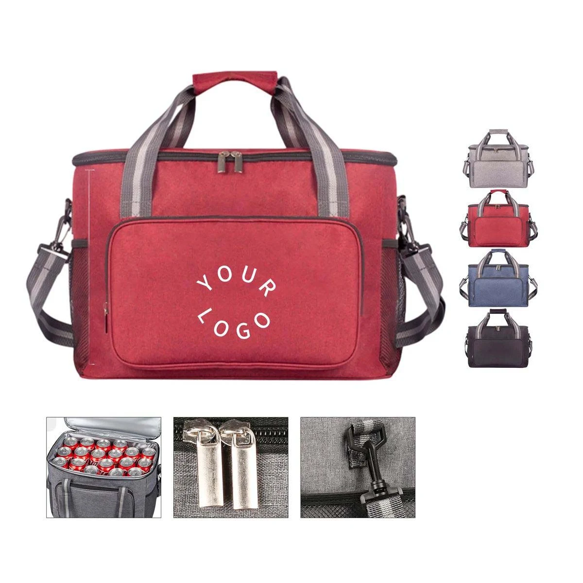 Spacious Handheld Thermal Bag for Outdoor Food Drinks 1