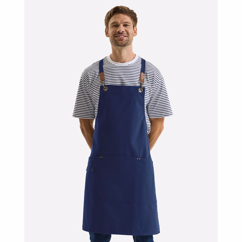 Unisex Clip & Clasp Cross-Back Bib Apron - RP182