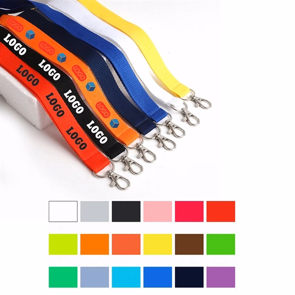 MOQ100 Full Color Polyester Neck Lanyard