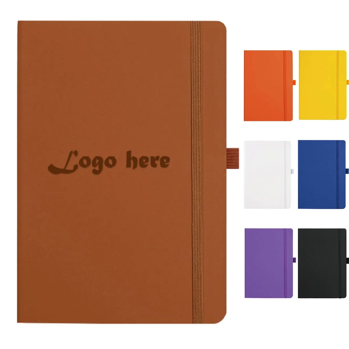 Polyurethane Cover Elastic Band Notebook 1