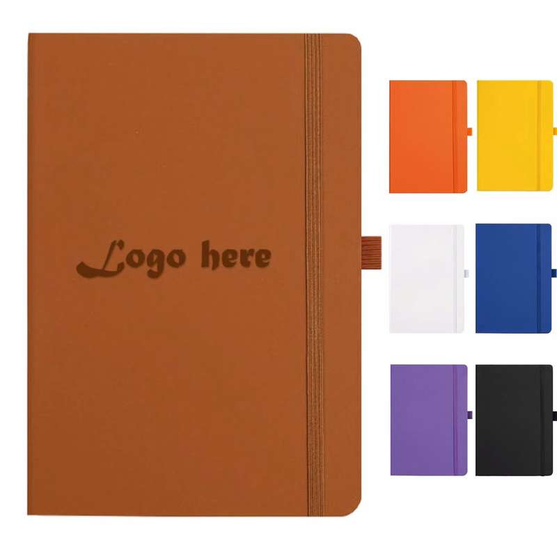 Polyurethane Cover Elastic Band Notebook