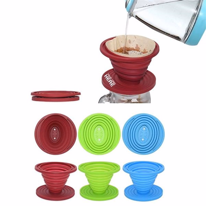 Silicone Gel Coffee Filter Funnel