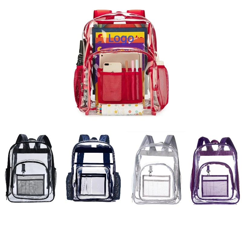Large Clear PVC Backpack 1