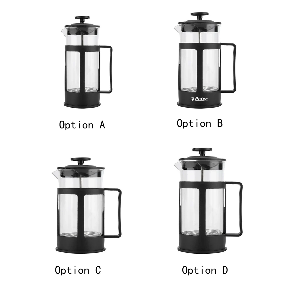 Outdoor Camping Glass Press Coffee Maker 1