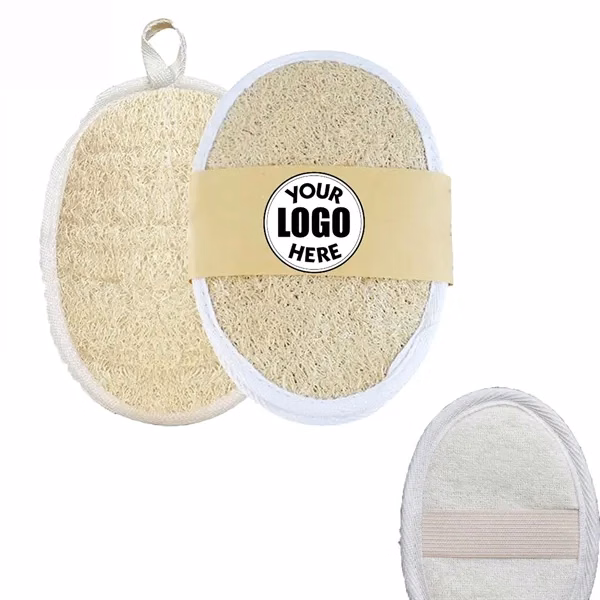 4 Pack Natural Loofah Exfoliating Body Scrubber