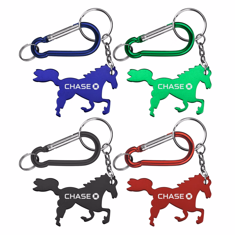 Horse / Pony Shape Key Chain and Carabiner