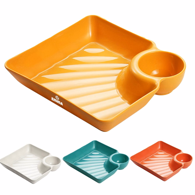 Chip Dip Serving Platter Tray
