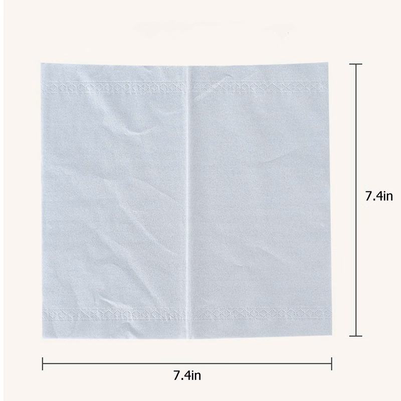 100PCS Folded Disposable 2-Ply Table Paper Napkin