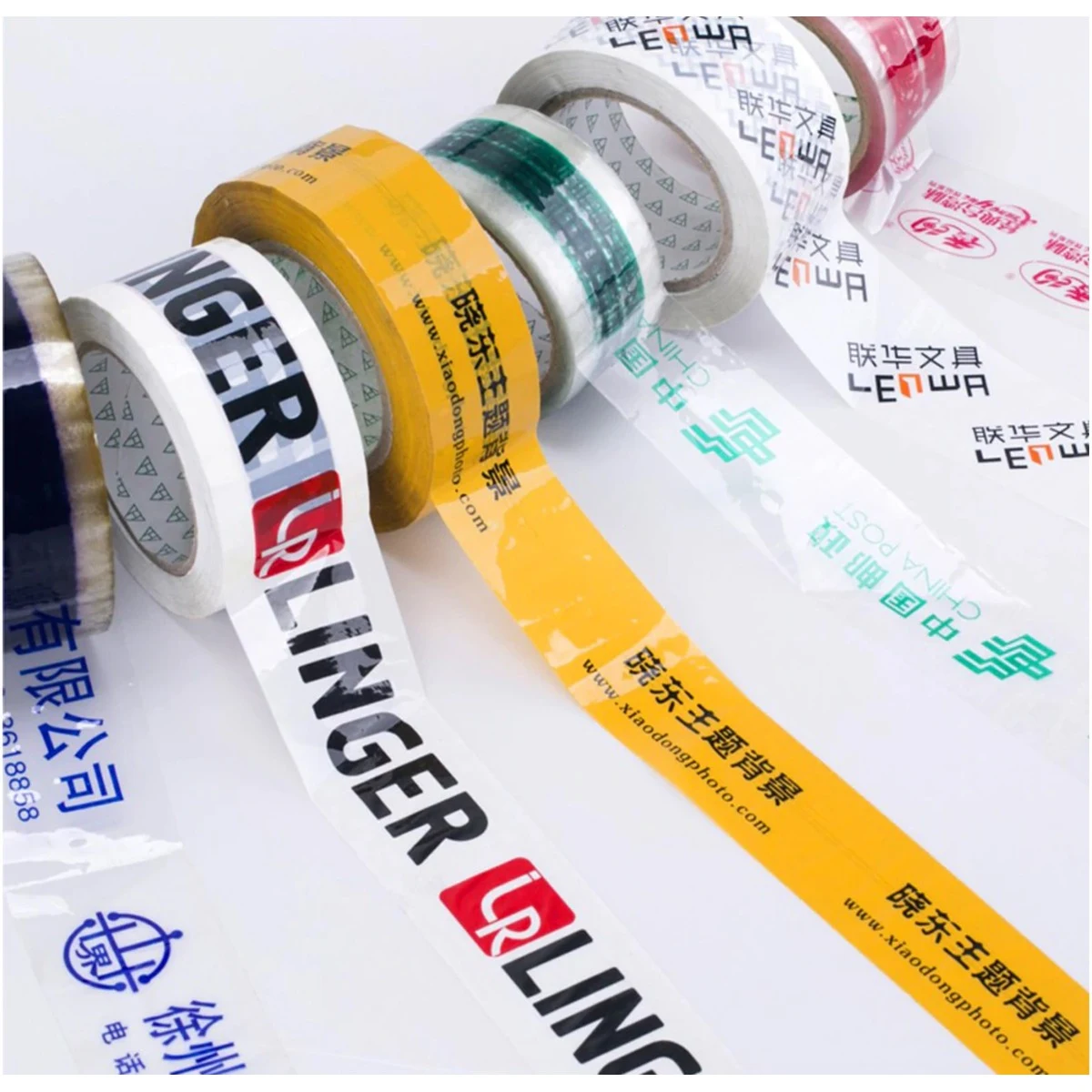 3" W x 55 Yards, 2 Mil, PMS Color Match Custom Packaging Box Tape 1