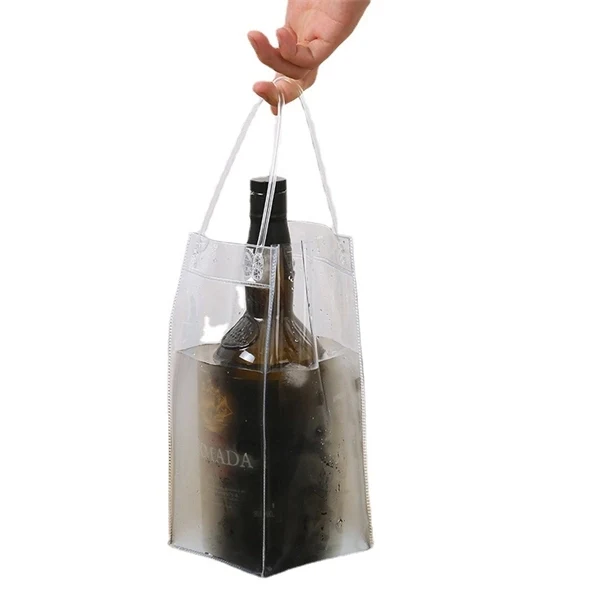 PVC Cooler Wine Tote Bags with Handles 1