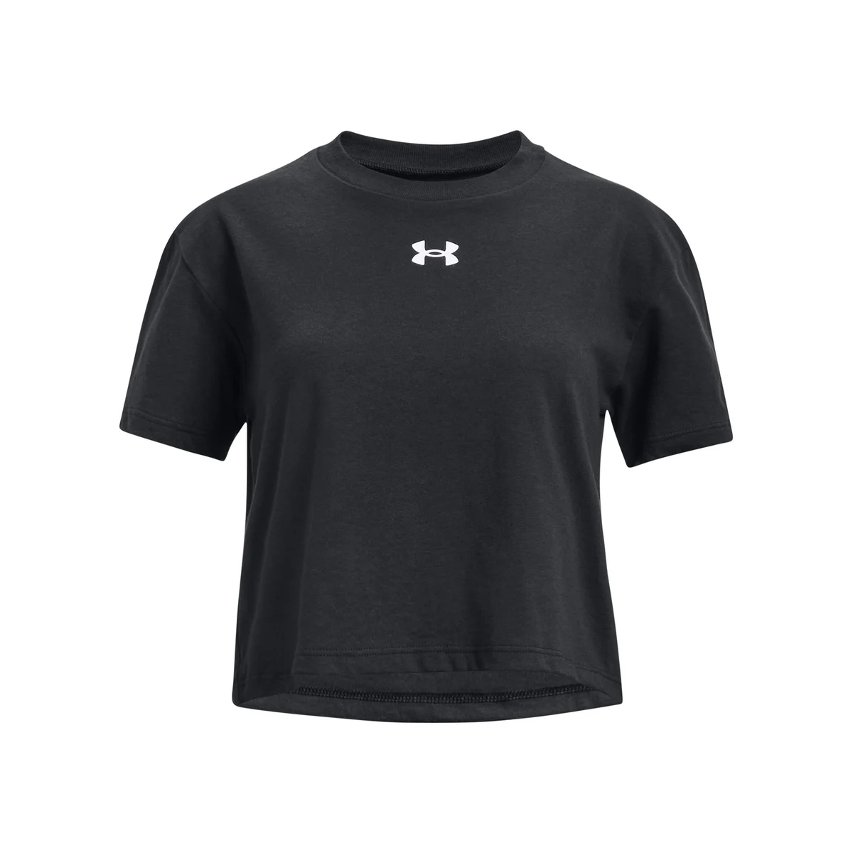 UA Crop Logo Girls' Short Sleeve 1