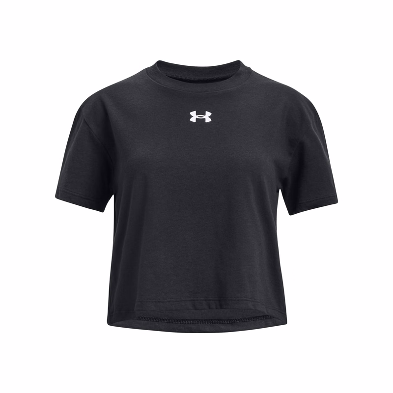 UA Crop Logo Girls' Short Sleeve