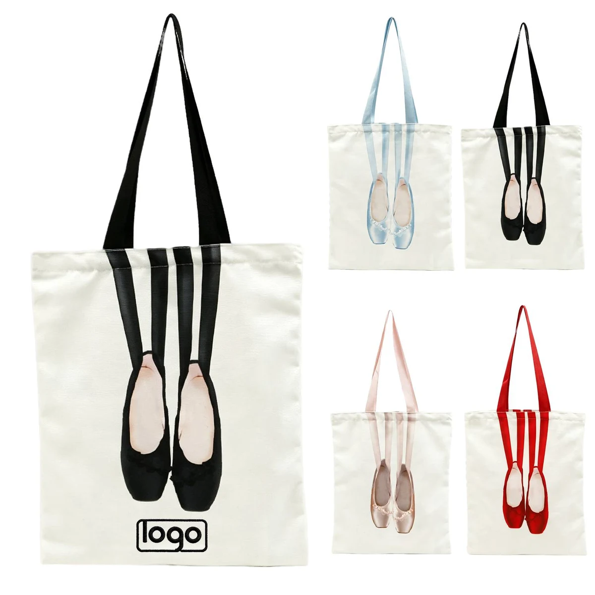 Ballet Canvas Tote Bag 1