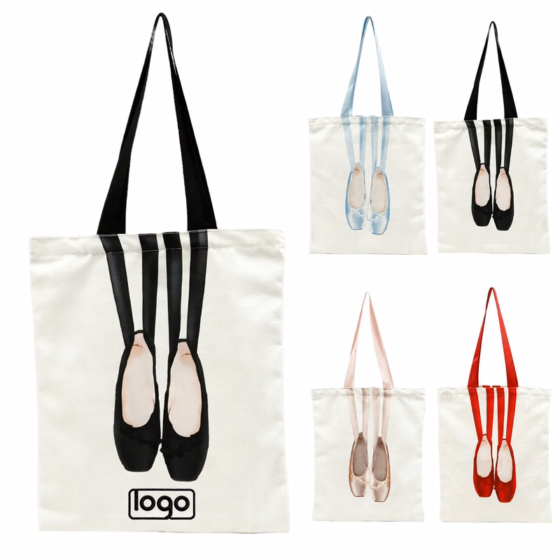 Ballet Canvas Tote Bag