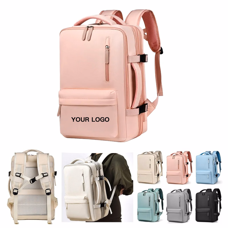 Durable Polyester Travel Backpack with Adjustable Straps