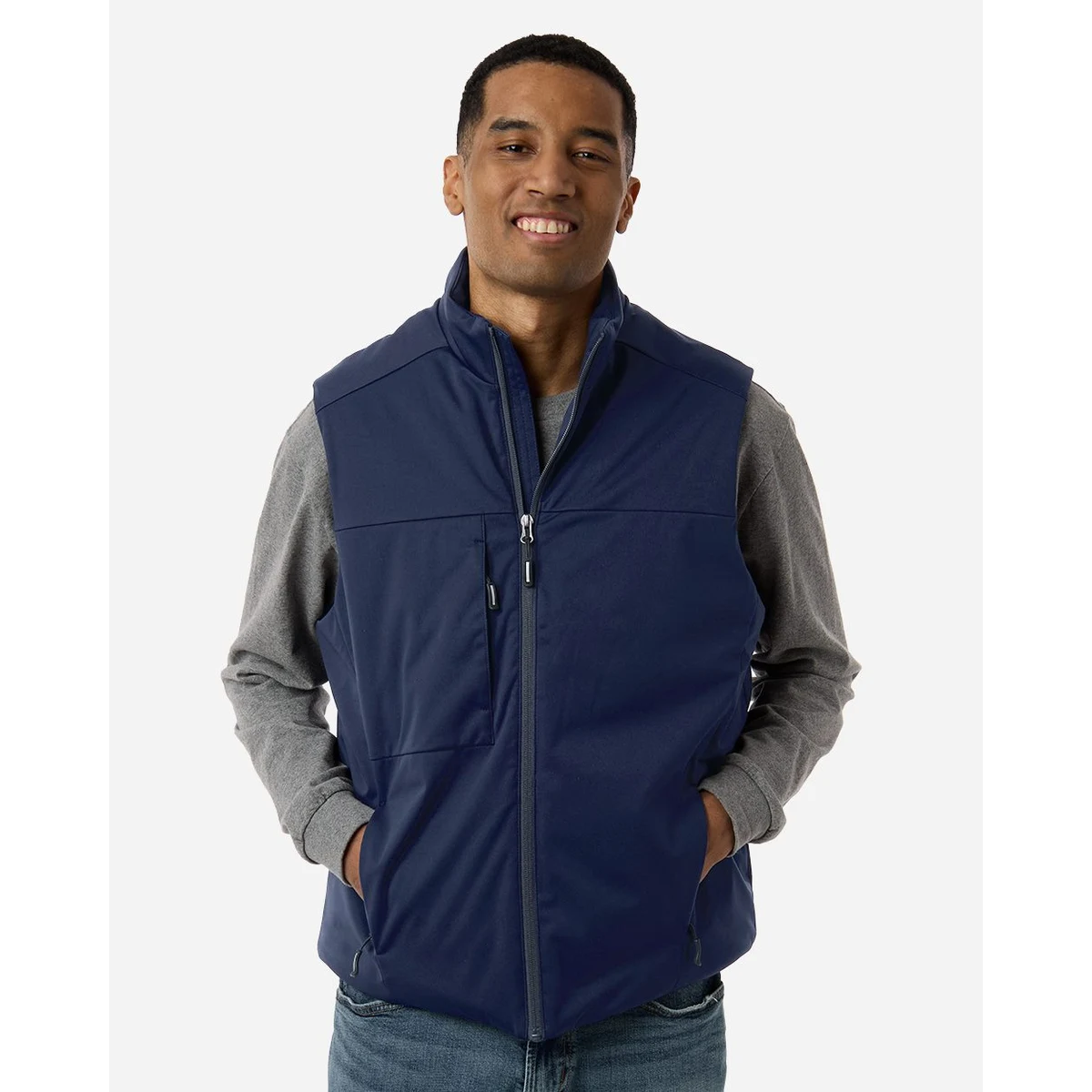 Unisex Techno Lite Flat-Fill Insulated Vest - CE716 1