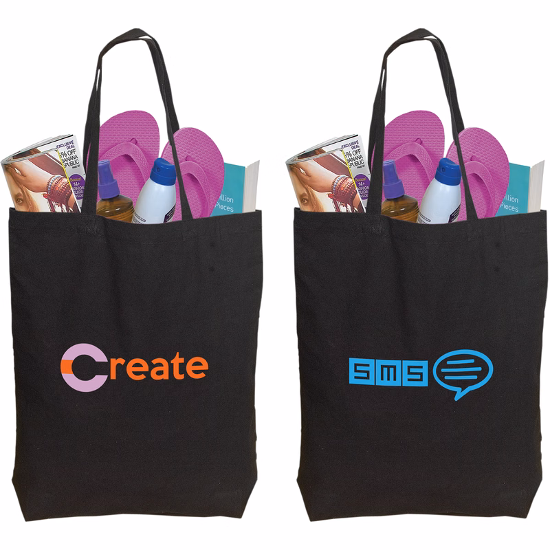 5.5 oz Cotton Tote Bag: Colored