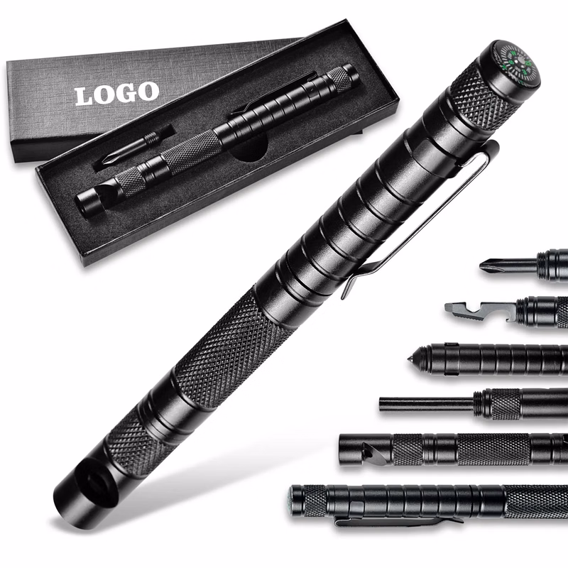 Multi-function Outdoor Tactical Pen MOQ 50PCS