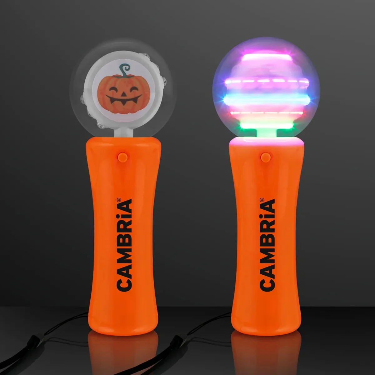 Pumpkin Treats Spin Wand, Halloween Safety Lights 1
