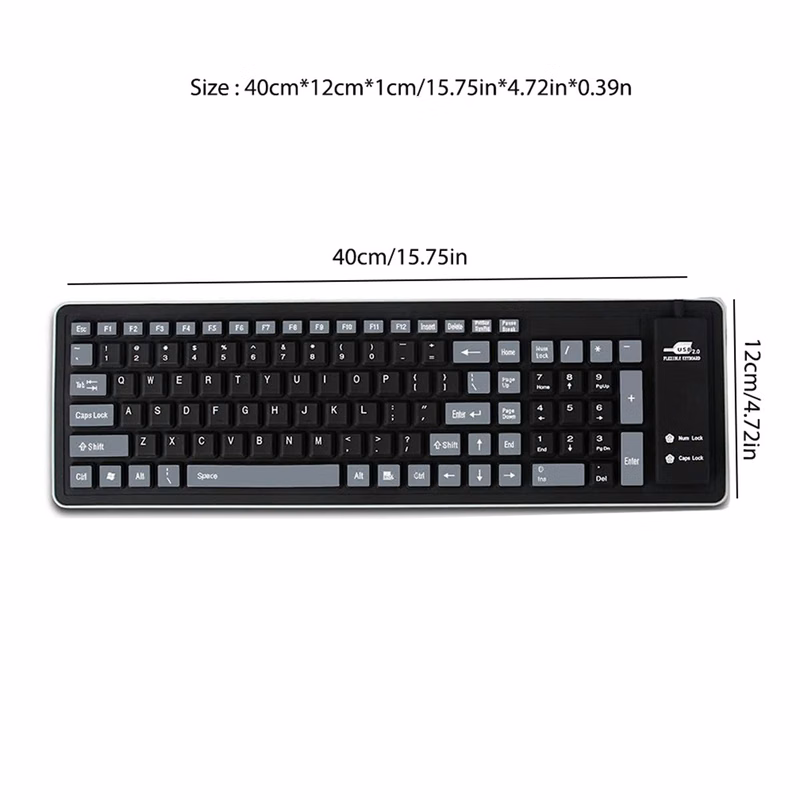 Foldable Silicone Keyboard