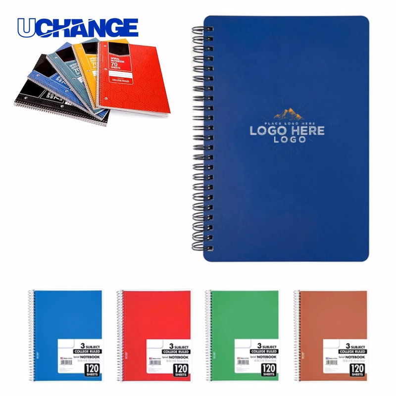 Custom Spiral Notebook Journal for Notes (10"x6")