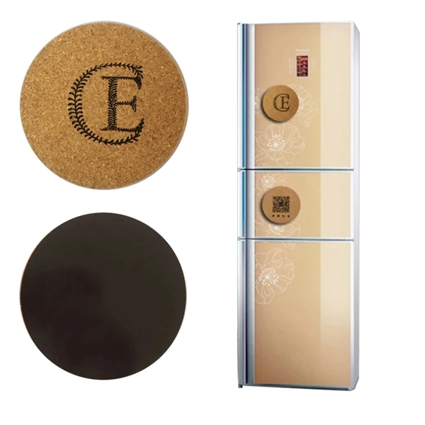 Custom 2-Inch Cork Fridge Magnet Coasters — Multi-Use Home & Office Gifts 1