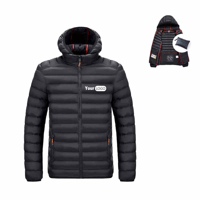 Packable Cotton Padded Down Jacket MOQ 12 PCS