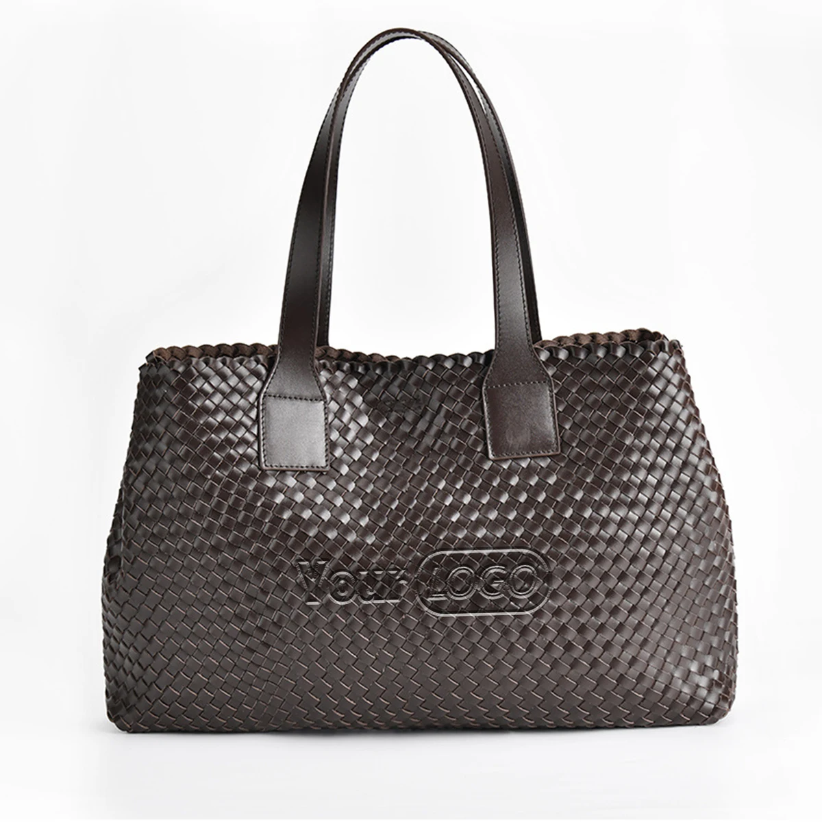 Leather Large Summer Beach Travel Tote Bag 1