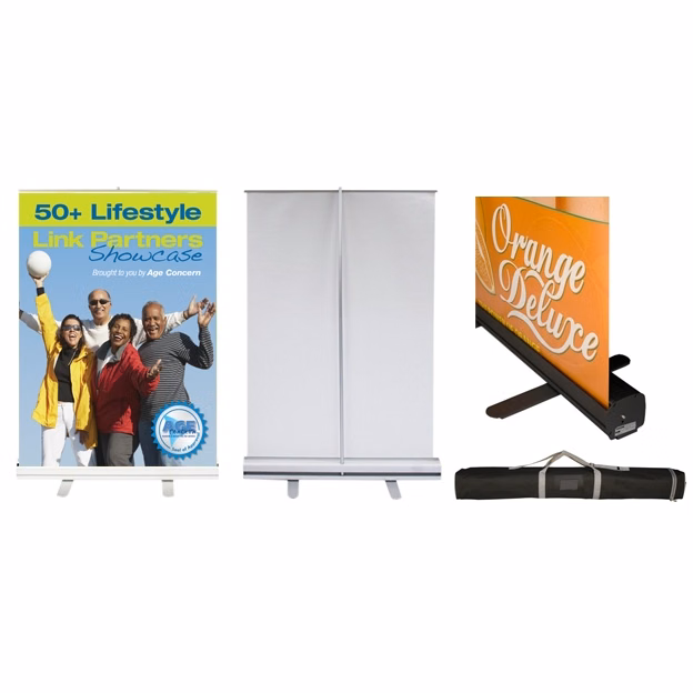 Table Top Retractable Banner Stand w/ Graphic
