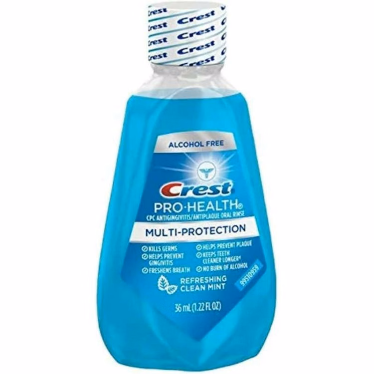 Crest ProHealth Alcohol Free Mouthwash - 1.2 oz