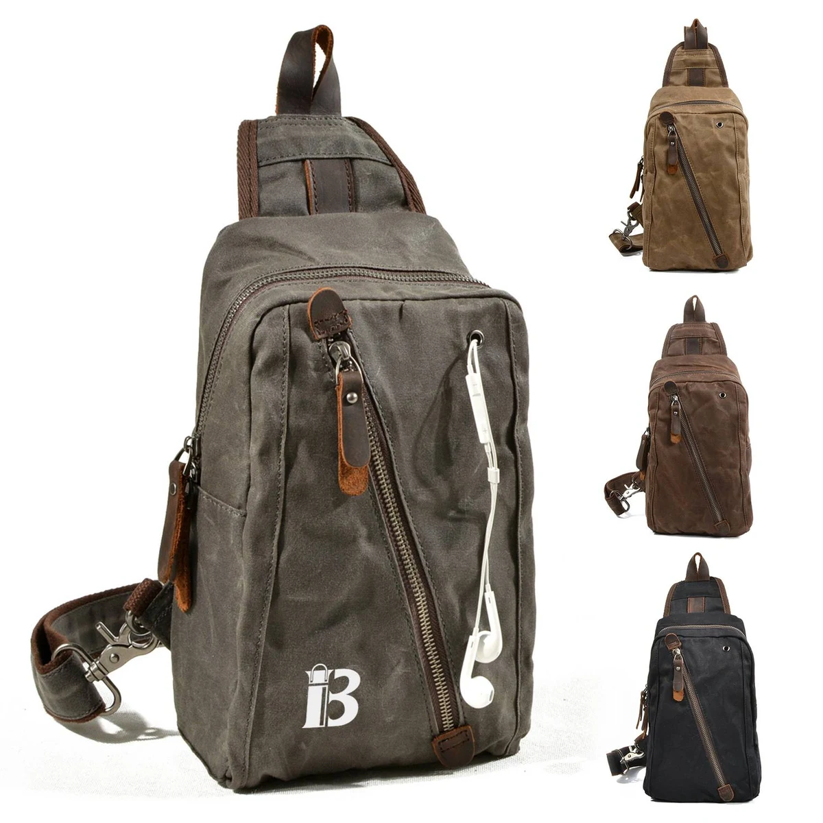 Canvas Ventilate Cross-body Backpack 1