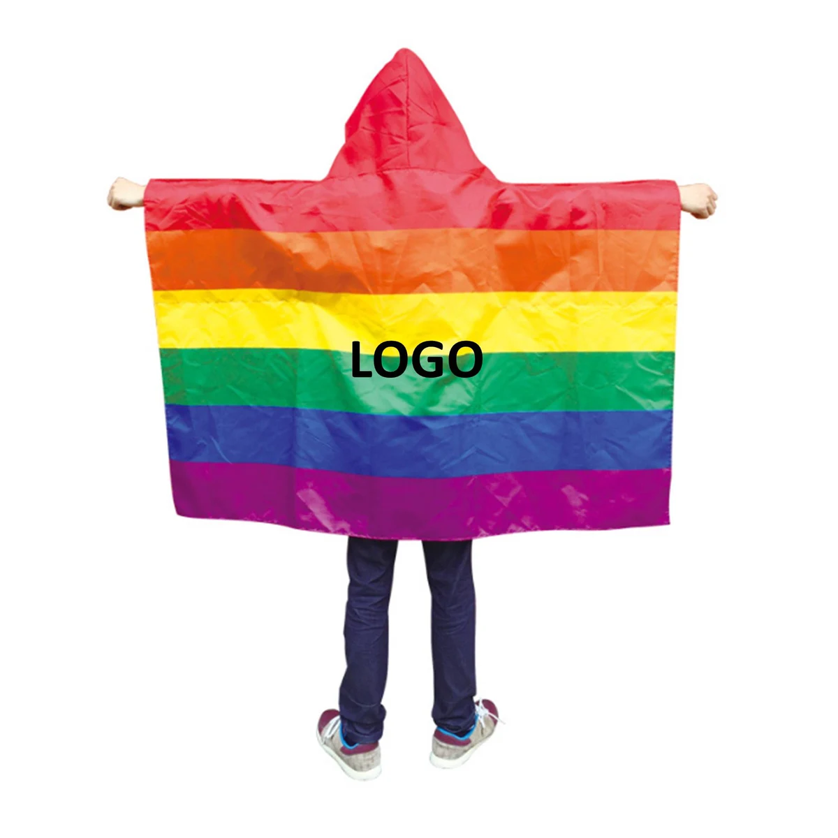 Gay Pride Rainbow Body Cape 1
