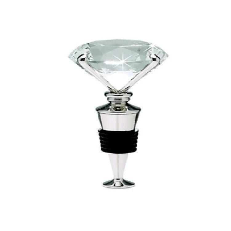 Clear Diamond Bottle Stopper 1