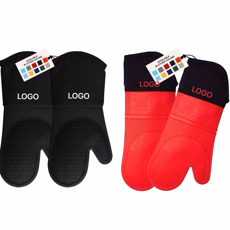 Extra Long Silicone Oven Gloves