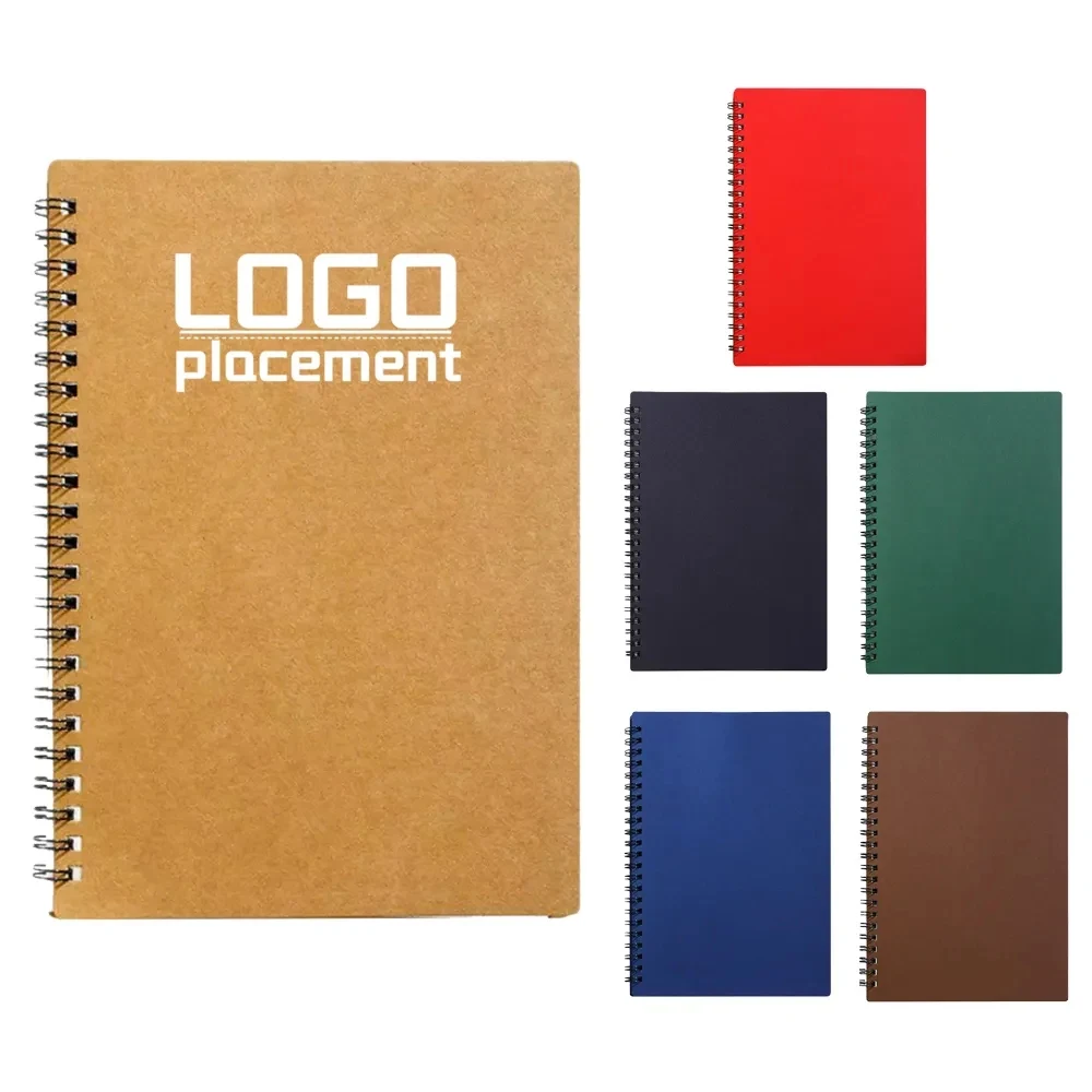 A5 Coil Notebook with logo 1