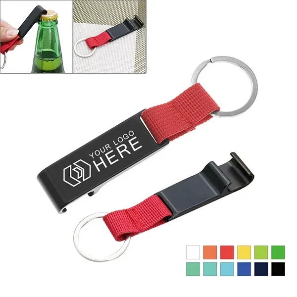 Aluminum Bottle Opener with Key Ring 1