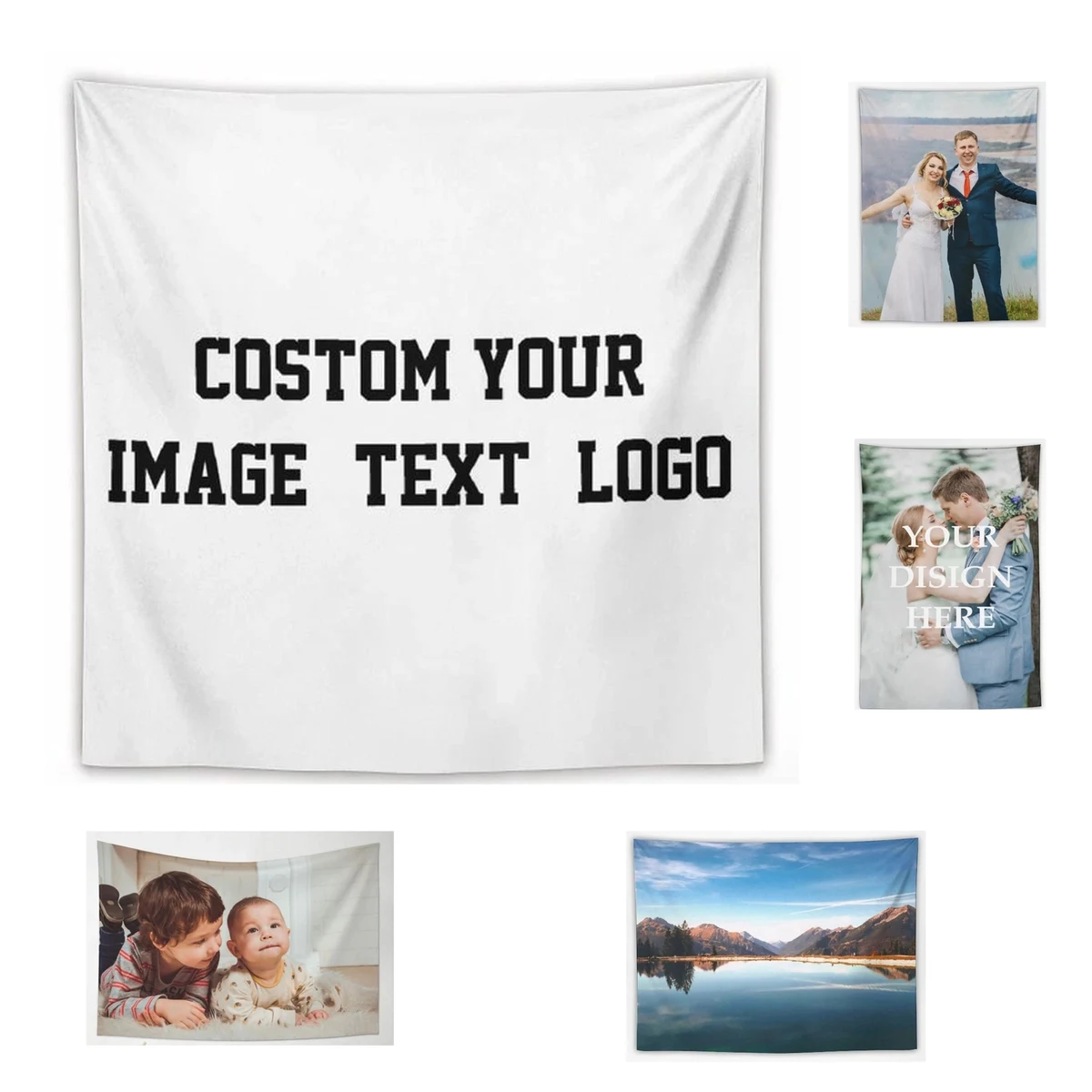 Custom Full Color Wall Hanging Tapestry 1