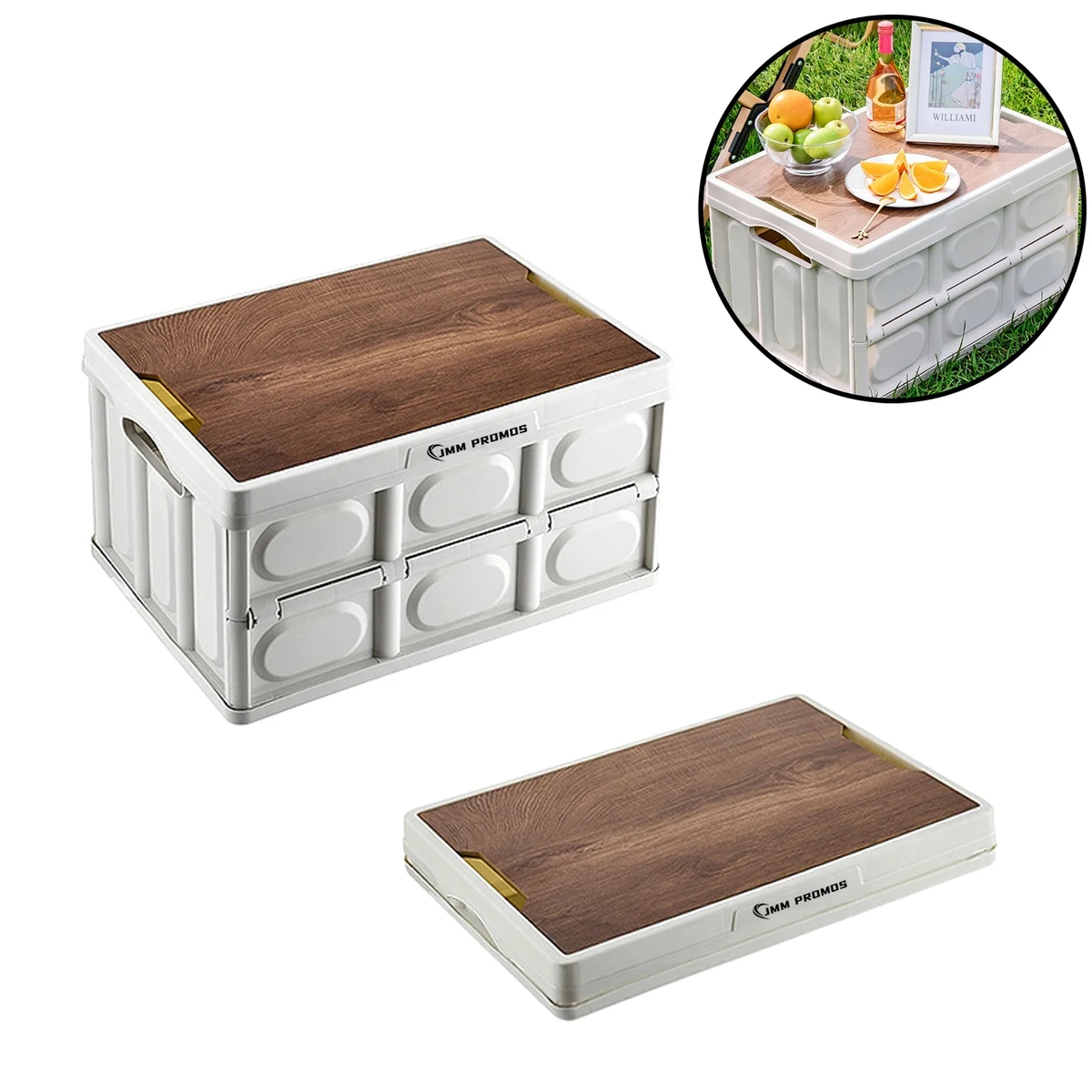 Outdoor Foldable Storage Box w/ Lid 1