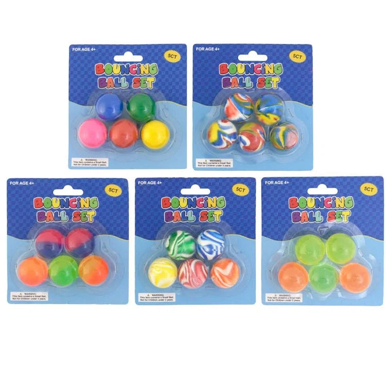 Bouncing Balls 5 Pack - Assorted 1