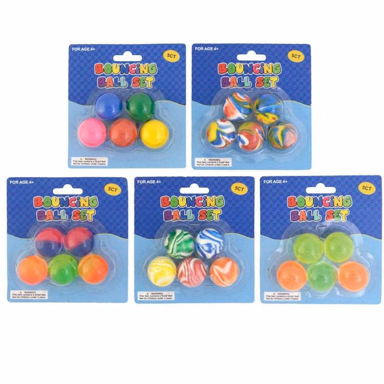 Bouncing Balls 5 Pack - Assorted